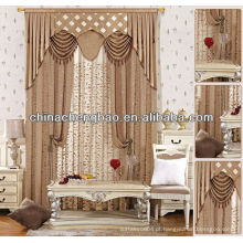 Luxo sala de cortina design clássico e elegante